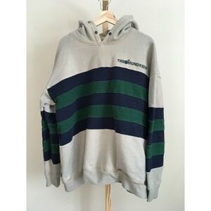 The Hundreds Mens Striped Pullover Hoodie XL